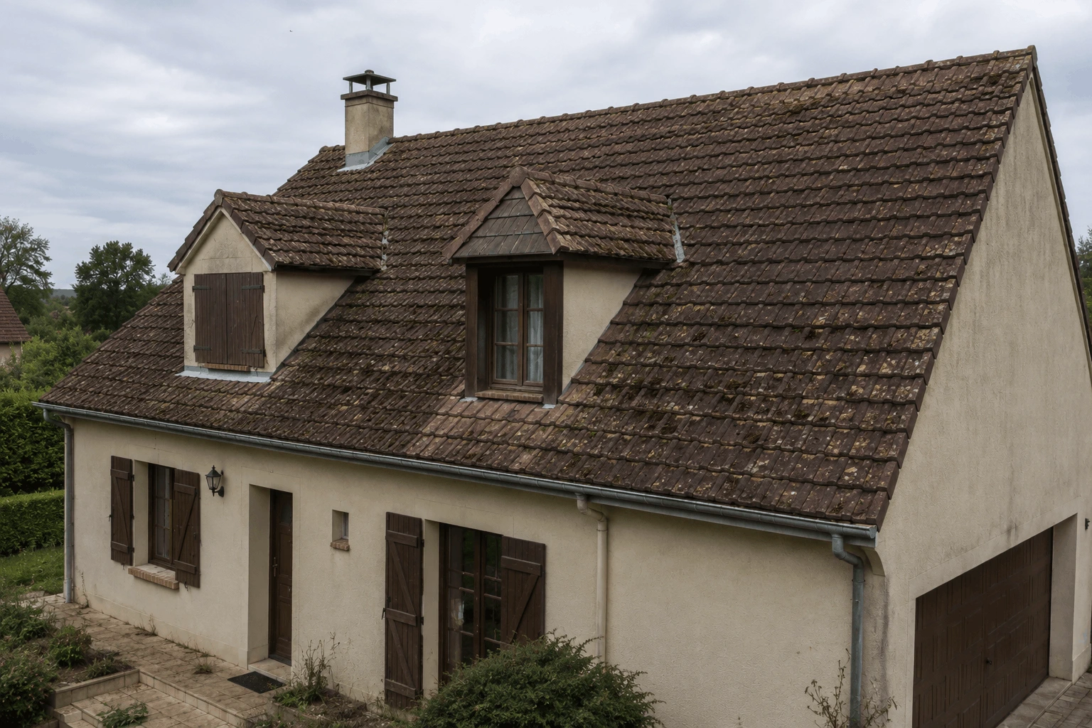 Réfection toiture complète - Châlons-en-Champagne - Avant